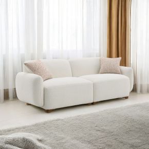 ACME LV04540 Darius - Sofa With 2 Pillows - Beige Boucle