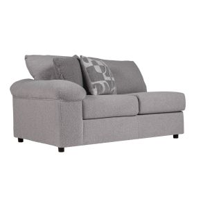 New Classic U1990-20L-LGY Remi - LAF Loveseat With 2 Accent Pillows - Light Gray