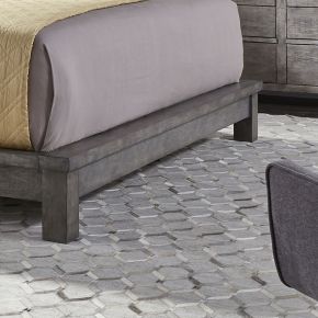 Liberty Furniture 406-BR23F Modern Farmhouse - Queen Platform Footboard - Gray