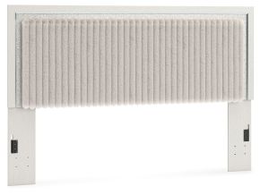Ashley Furniture PCB3381-58 Ashley Furniture PCB3381-58 Zuraleus - King Upholstered Panel Headboard - White