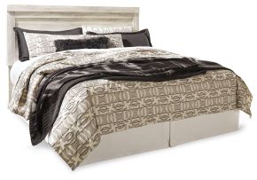 Signature Design by Ashley® B331-58 Bellaby - King Panel Headboard - Whitewash
