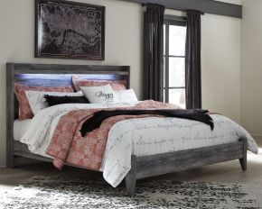 Signature Design by Ashley® B221/58/56 Baystorm - Gray - King Panel Bed