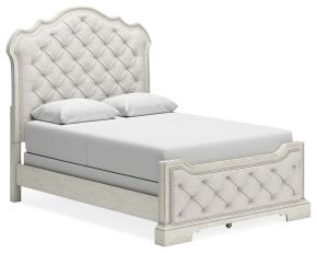 Signature Design by Ashley® B980B2 Arlendyne - Antique White - Queen Upholstered Bed