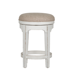 Liberty Furniture 244-OT9003 Magnolia Manor - Console Swivel Stool - White