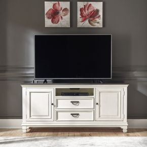 Liberty Furniture 417-TV66 Allyson Park - 66" TV Console - White