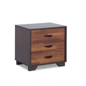 ACME 97340 Eloy - Accent Table - Walnut & Espresso