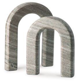 Ashley Furniture A2000618 Keithton - Sculpture Set (Set of 2) - Taupe