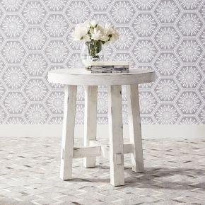Liberty Furniture 406W-OT1024 Liberty Furniture 406W-OT1024 Modern Farmhouse - Splay Leg Round End Table - White