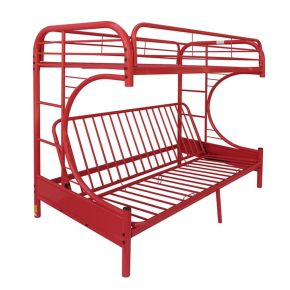 ACME 02091W-RD ACME 02091W-RD Eclipse - Twin Over Full Futon Bunk Bed - Red