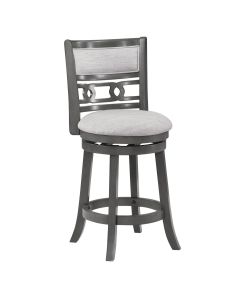 New Classic S1701-CS-GRY Gia - Swivel Counter Stool - Gray