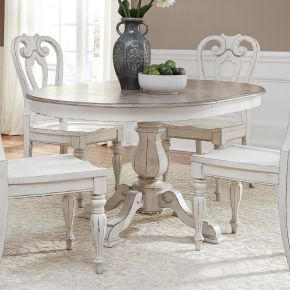 Liberty Furniture 244-P4260 Magnolia Manor - Pedestal Table Base - White