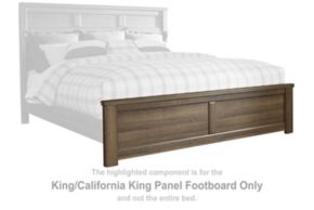 Signature Design by Ashley® B251-56 Juararo - King/Cal King Panel Footboard - Dark Brown