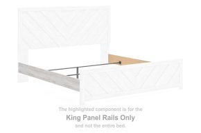 Signature Design by Ashley® B3788-97 Cayboni - King Panel Rails - Whitewash