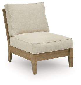 Signature Design by Ashley® P801-846 Clare View - Armless Chair With Cushion - Beige