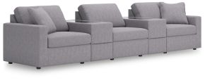 Signature Design by Ashley® 92104S9 Modmax - 5-Piece Sectional With Storage Consoles - Granite