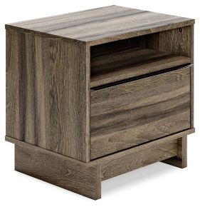 Signature Design by Ashley® EB1104-291 Shallifer - Brown - One Drawer Night Stand