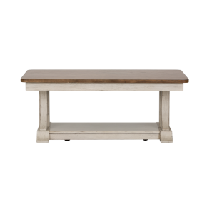 Liberty Furniture 652-OT1010 Farmhouse Reimagined - Rectangular Cocktail Table - White