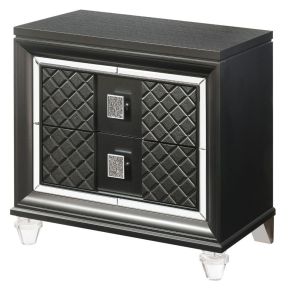 ACME 27973 Sawyer - Nightstand - Metallic Gray