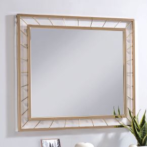 Furniture of America CM-AC388 Sherbrooke - Mirror - Gold