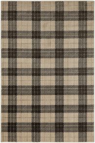 Furniture of America RG8184S Kendrick - 5' x 7' Plaid Area Rug - Charcoal