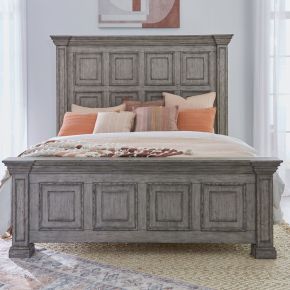 Liberty Furniture 361G-BR14 Big Valley - Queen Mansion Footboard - Gray