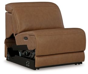 Signature Design by Ashley® PCU1070031 Magic Man - Power Armless Recliner With Adj Headrest - Caramel