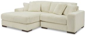 Ashley Furniture 21104S3 Ashley Furniture 21104S3 Lindyn - Left Arm Facing Corner Chaise 2 Pc Sectional - Ivory