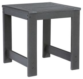 Signature Design by Ashley® P417-702 Amora - Charcoal Gray - Square End Table