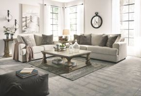 Ashley Furniture 95104/38/35 Soletren - Stone - 2 Pc. - Sofa, Loveseat