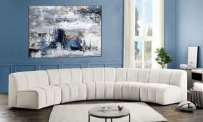 ACME LV01067 Felicia - Sectional Sofa - Beige Velvet