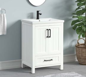 ACME AC01175 Mysie - Sink Cabinet - White Finish