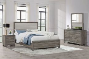 Coaster Fine Furniture 223341KE-S4 Wright - 4 Piece Eastern King Bedroom Set - Brown Oak