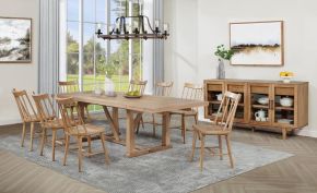 Coaster Fine Furniture 108541-S10N Middleton - 10 Piece Extension Leaf Dining Set - Brown And Black