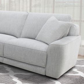 Liberty Furniture 6000SF-42RP Blake - Right Arm Recliner P2 & Zero Wall - Estero Smoke