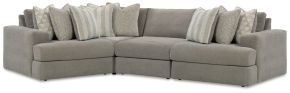 Signature Design by Ashley® 58103S5 Avaliyah - 4-Piece Sectional - Ash
