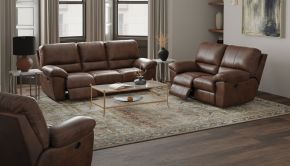 Catnapper 61191-1966/09-1967/09 Stetson - Power Lay Flat Reclining Sofa - Walnut