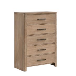 New Classic B2123-070 Anika - 5 Drawer Chest - Natural / Brown