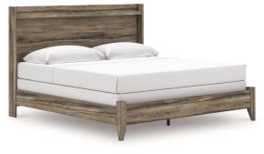 Ashley Furniture PCB2005B6 Ashley Furniture PCB2005B6 Elbrim - King Panel Bed - Brown