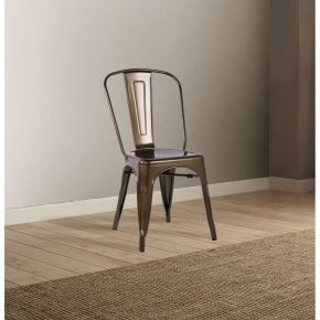 ACME 96255 Jakia - Side Chair (Set of 2) - Bronze