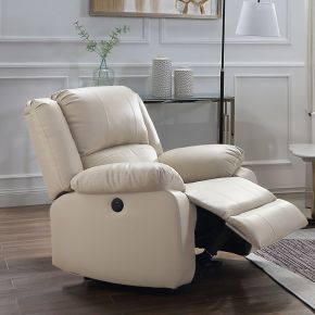 ACME LV54612 Zuriel - Power Motion Recliner With USB - Beige