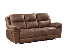 New Classic U5985-30-BRN Ryland - Sofa With Dual Recliner - Brown