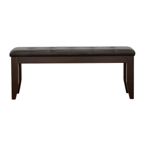 CoasterEveryday 102723 Dalila - Leatherette Upholstered Wood Dining Bench - Cappuccino