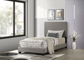 Coaster Fine Furniture 300851T Dorian - Fabric Upholstered Twin Panel Bed - Taupe