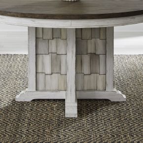 Liberty Furniture 237-P5454 River Place - Round Pedestal Table Base - White