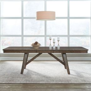 Liberty Furniture 930-DR-TRS Carolina Park - Trestle Table - Amber Brown