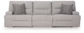 Ashley Furniture 93605S18 Ashley Furniture 93605S18 Acklen Place - 3-Piece Power Reclining Sectional Sofa - Pewter