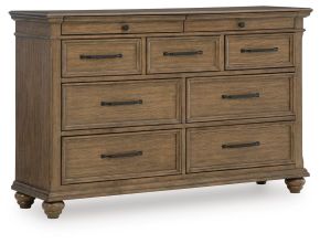 Ashley Furniture PCB782-31 Karallin - Dresser - Medium Brown
