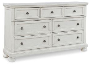 Signature Design by Ashley® B742-31 Robbinsdale - Dresser - 7 Drawers - Antique White