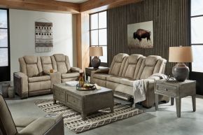Signature Design by Ashley® 22003/15/18/13 Next-Gen Durapella - 3 Pc. - Power Sofa, Loveseat, Recliner - Sand