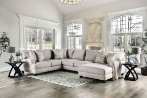 Furniture of America SM5207-SECT Alidene - Sectional - Light Gray